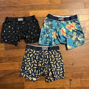 Saxx underwear Small 3 pair